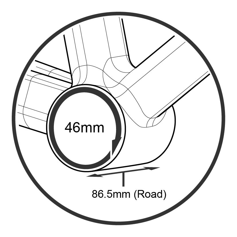 Pressfit BB386 Ø46mm