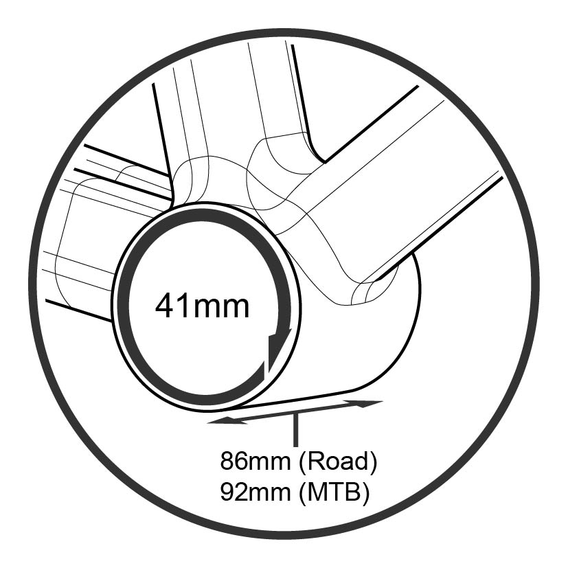 Pressfit BB86/BB92 Ø41mm